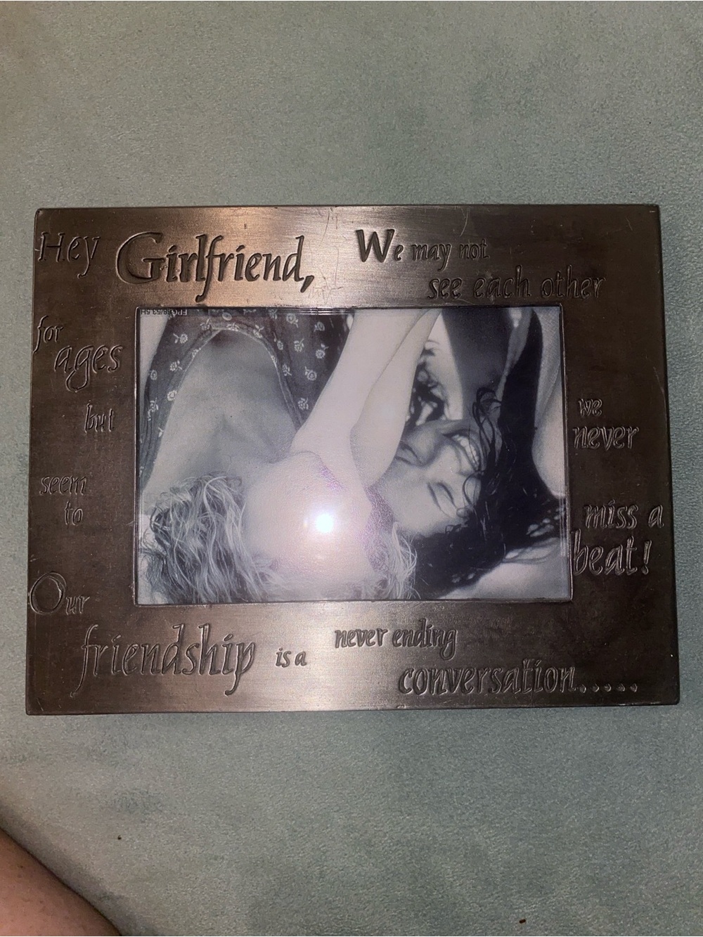 Fetco “Hey Girfriend” metal frame